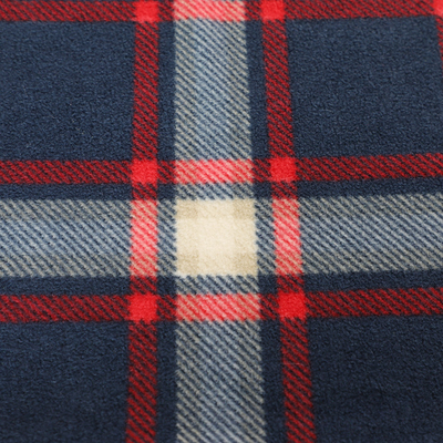De plaid drukte Klassieke Micro- Vachtstof 350gsm voor Handschoenensjaal