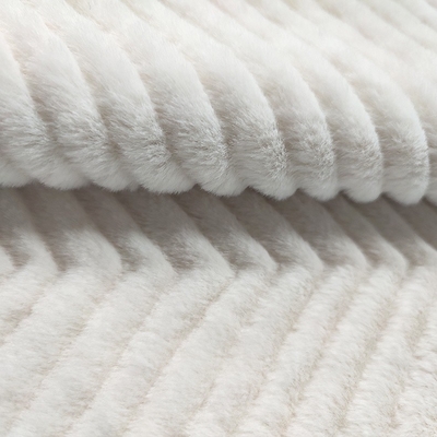 Beknopt Stevig het Bontstof In reliëf gemaakt Konijn van Sherpa Faux voor Sofa Cover