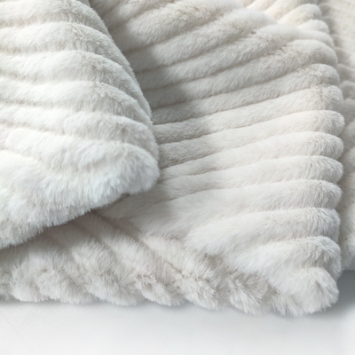 Beknopt Stevig het Bontstof In reliëf gemaakt Konijn van Sherpa Faux voor Sofa Cover