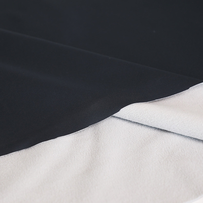 Zwart-witte de Jacquard Micro- van de Huis Textielstof 288F Polaire Vacht in entrepot