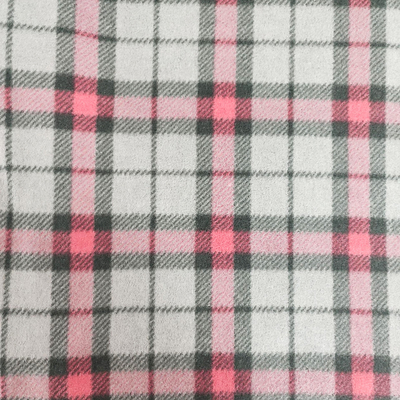 Plaid Gedrukte van de Micro- Klassieke Polair Vachtstof voor de Kleding van Sjaalshandschoenen